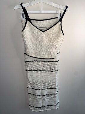 Abercrombie & Fitch Crochet Knit Tank and Maxi Skirt Matching Set